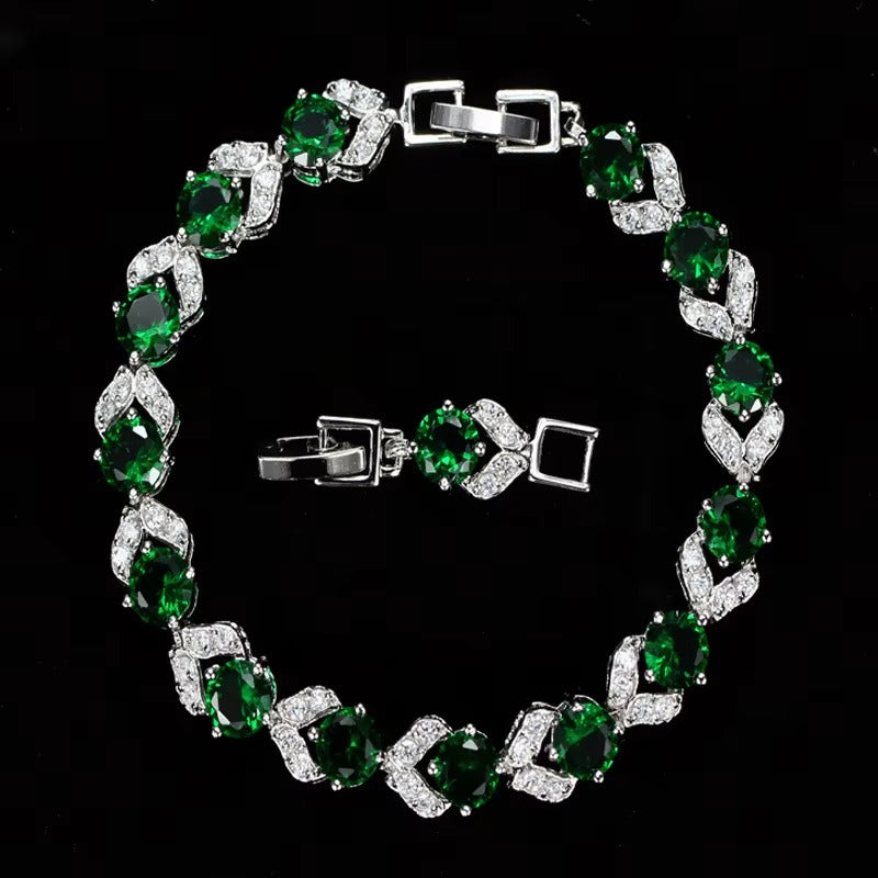 Leaf Gem Bracelet