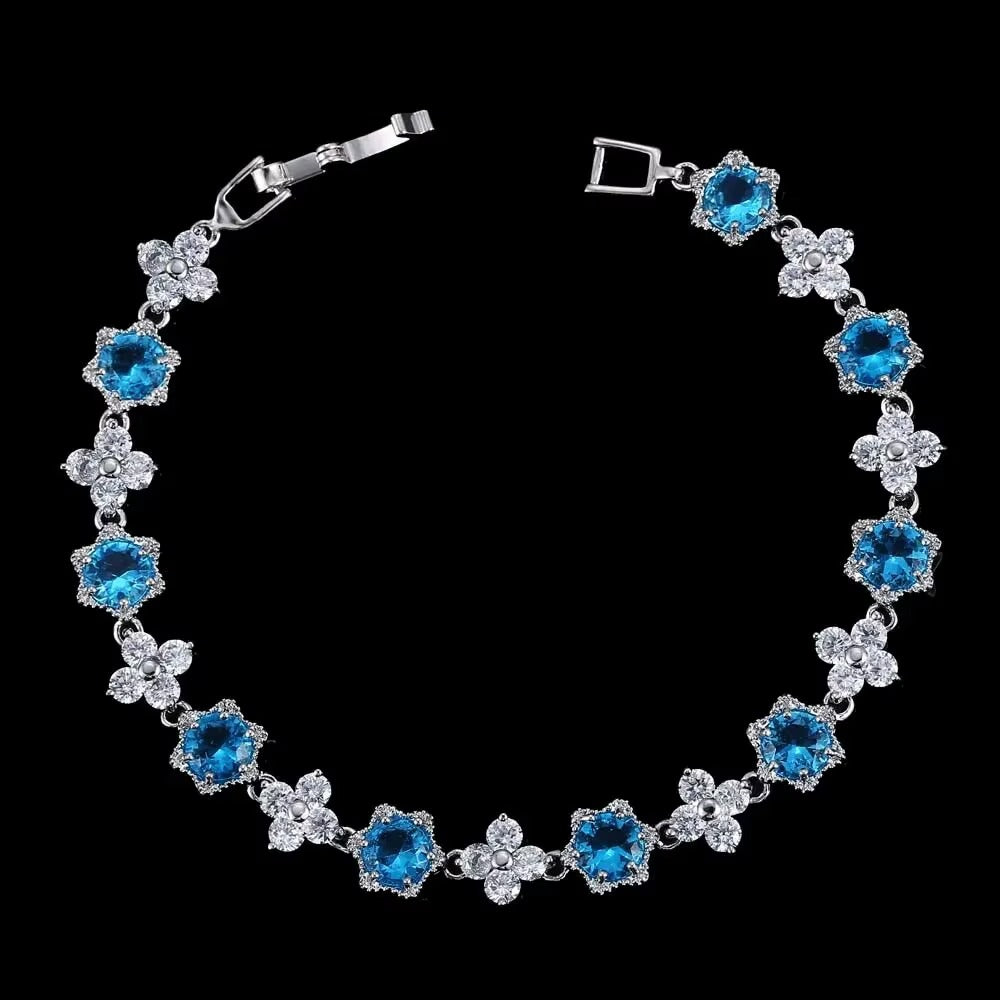 Floral Stone Bracelet