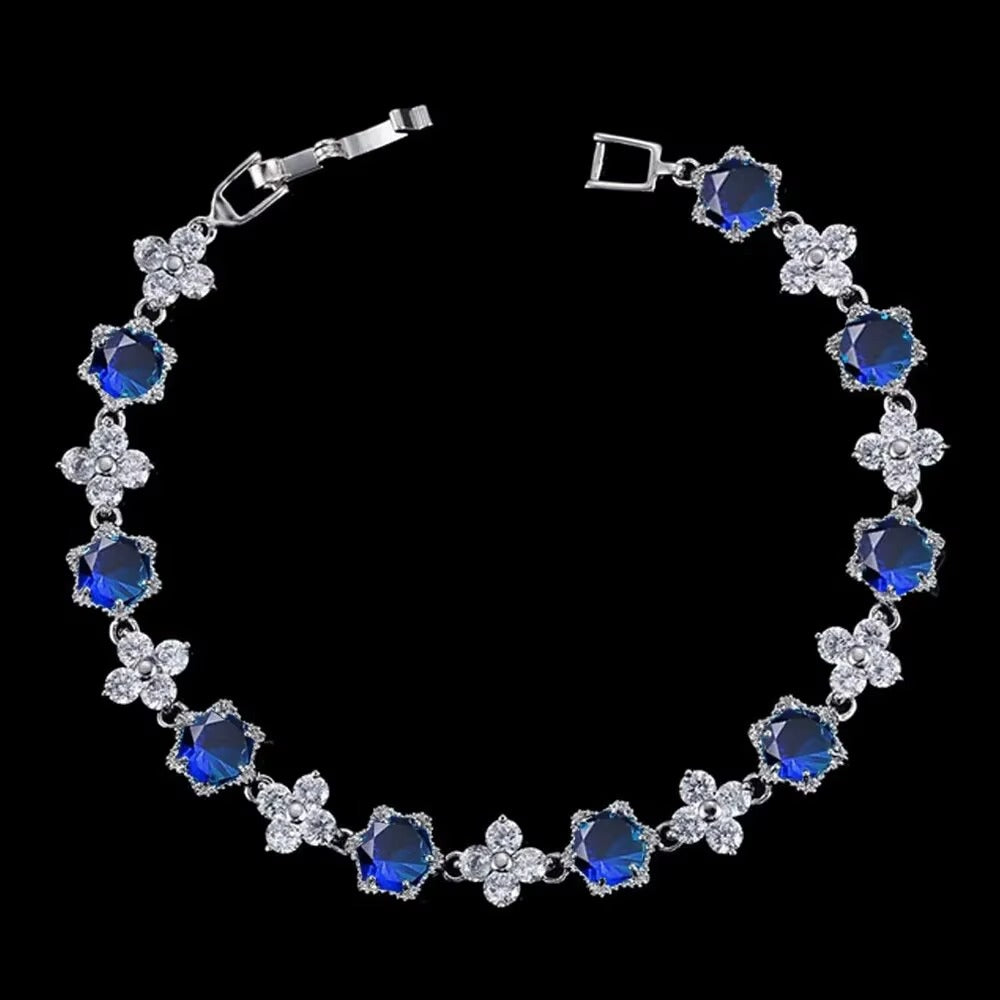 Floral Stone Bracelet